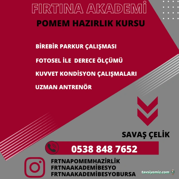 Ordu Besyo Hazırlık Kursu (Fırtına Akademi) Ordu Besyo Hazırlık Kursu (Fırtına Akademi)