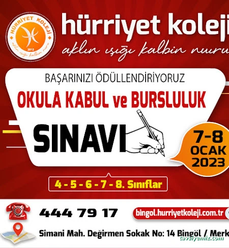 Özel Bingöl Hürriyet Koleji Özel Bingöl Hürriyet Koleji