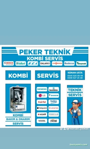 Peker Teknik Kombi Servisi Muş Peker Teknik Kombi Servisi Muş