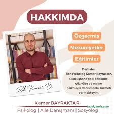 Psikolog Kamer Bayraktar | Gümüşhane Psikolog | Aile Danışmanı | Oyun Terapisi | Psikolog Kamer Bayraktar | Gümüşhane Psikolog | Aile Danışmanı | Oyun Terapisi |