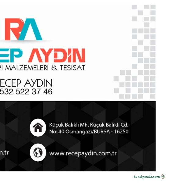 Recep Aydın - İnşaat Yapı Malz. & Tesisat