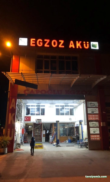 Rize Çapoğlu Akü Egzoz Rize Çapoğlu Akü Egzoz
