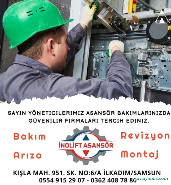 Samsun İnolift Asansör Servisi Samsun İnolift Asansör Servisi