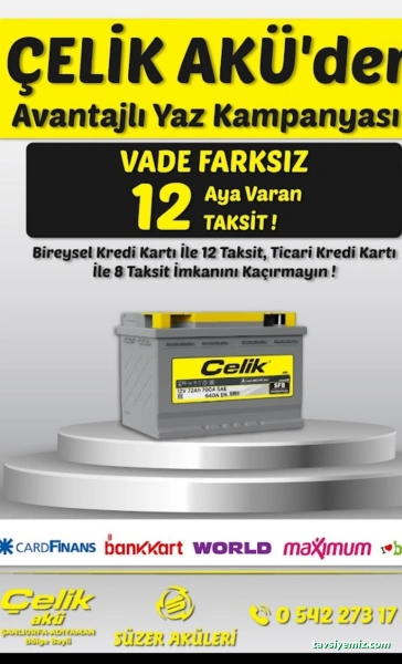 Şanlıurfa Çelik Akü Baş Bayii (Biricik Oto Elektrik Yusuf Usta ) Şanlıurfa Çelik Akü Baş Bayii (Biricik Oto Elektrik Yusuf Usta )