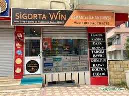 Sigorta Win Osmaniye İlhan Şubesi Sigorta Win Osmaniye İlhan Şubesi