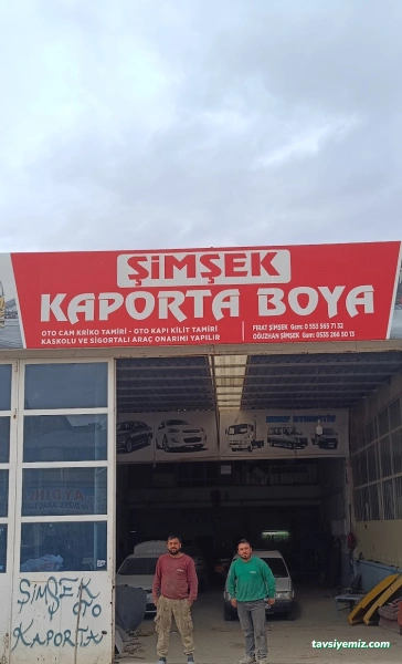 Şimşek Kaporta Boya Şimşek Kaporta Boya