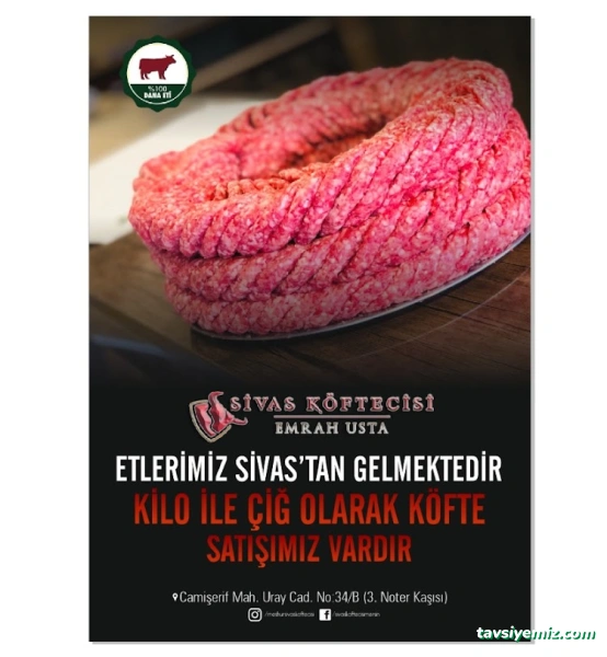 Sivas Köftecisi Emrah Usta Sivas Köftecisi Emrah Usta