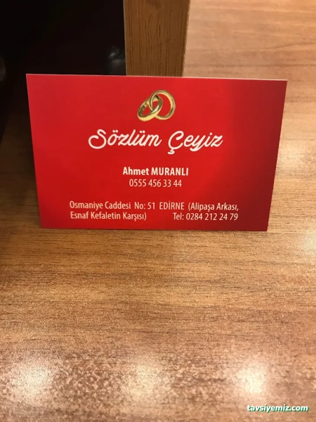 Sözlüm Çeyiz Mağazası Sözlüm Çeyiz Mağazası