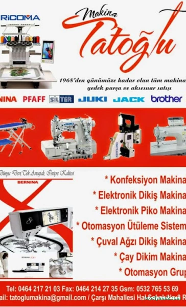 Tatoğlu Makine Tatoğlu Makine
