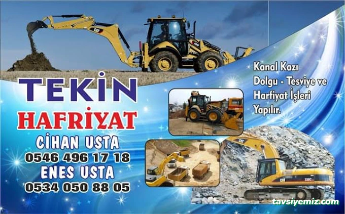 Tekin Hafriyat Şubesi Tekin Hafriyat Şubesi