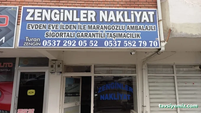 Tokat Zenginler Nakliyat Tokat Zenginler Nakliyat