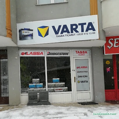 Varta Akü Erzurum Ta&Ba Ticaret Varta Akü Erzurum Ta&Ba Ticaret