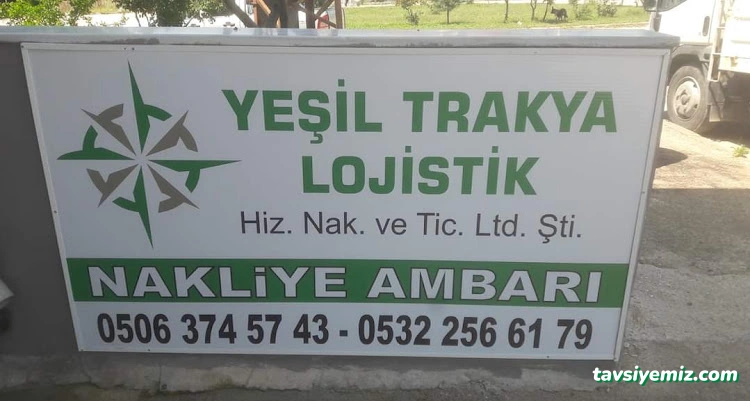 Yeşil Trakya Lojistik Kırklareli Ambarı Yeşil Trakya Lojistik Kırklareli Ambarı