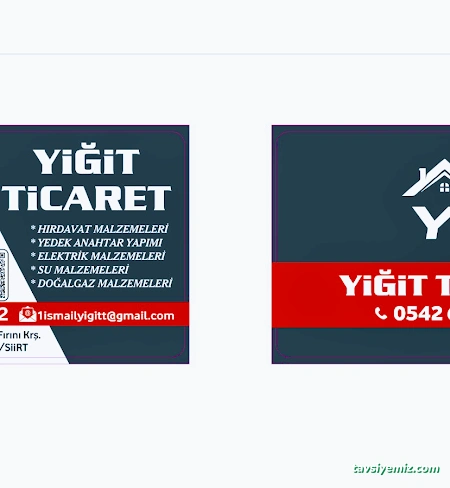 Yiğit Ticaret Hırdavat Yapı Market İnşaat Malzemeleri Yiğit Ticaret Hırdavat Yapı Market İnşaat Malzemeleri