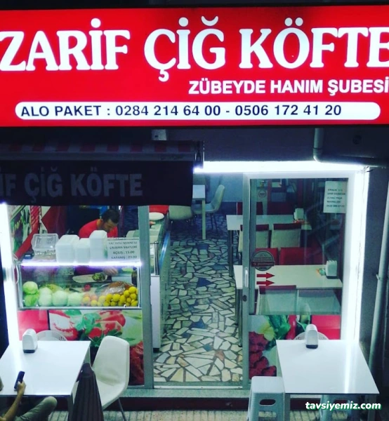 Zarif Çiğköfte Zübeyde Hanım Şubesi Zarif Çiğköfte Zübeyde Hanım Şubesi