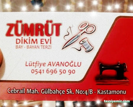 Zümrüt Bay-Bayan Terzi Zümrüt Bay-Bayan Terzi